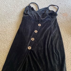 Buttoned, maxi, noodle strap